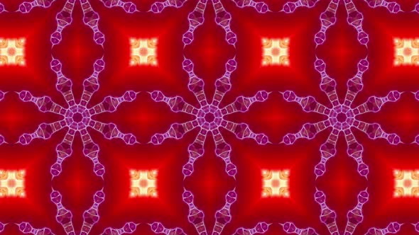 Powerful Blinking Red and Blue Light Kaleidoscope 4K 13