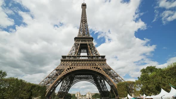The Eiffel Tower in Paris France