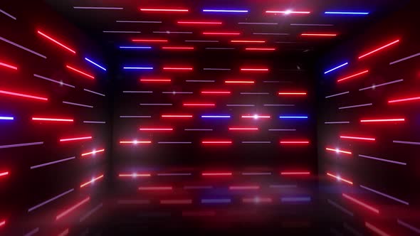 Dancing 3d Light Room