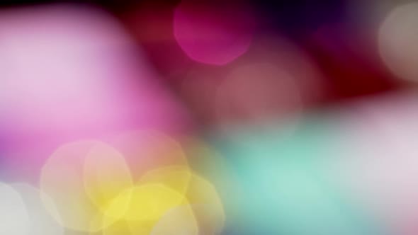 Light Leaks Abstract Blurred  Footage Moving Blinking Circle Lens Glow Flare Bokeh Overlays