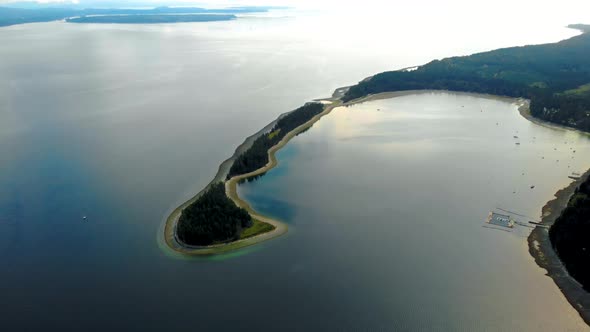 Vancouver Island Rebecca Spit Marine Provincial Park at Quadra Island By Vancouver Island British