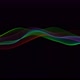 New color Technology Digital Particle Wave Motion On Black Background - VideoHive Item for Sale