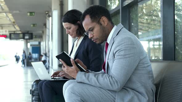 Business Colleagues with Digital Devices