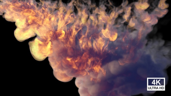 Fire From Top To Bottom 4K alt