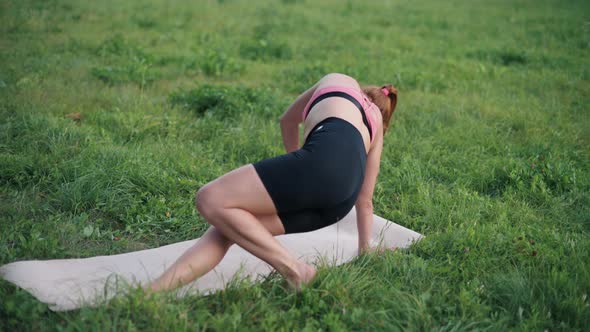 Woman Doing Yoga