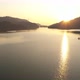 Aerial Drone Footage - Sunset over lake - VideoHive Item for Sale
