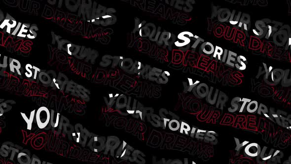 Your Stories Your Dreams Text 4K