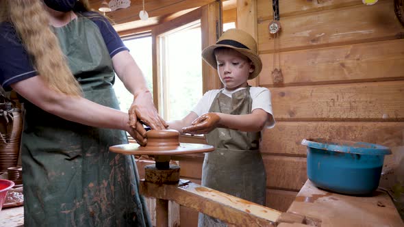 Workshop Clay Sculpting Child Learn Craft Kid Art Education