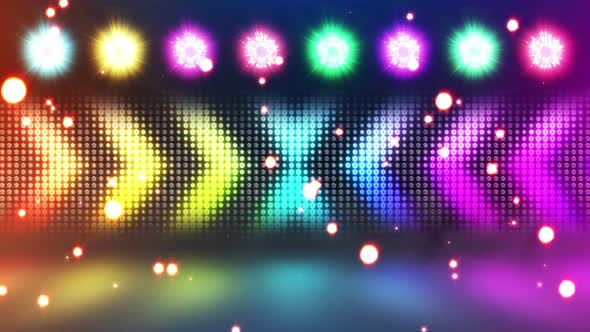 Dj Lights Loop Background