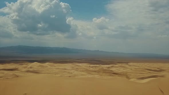 Sand Dunes in Gobi Desert. South East of Mongolia