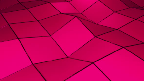 Abstract Low Poly Waving Background