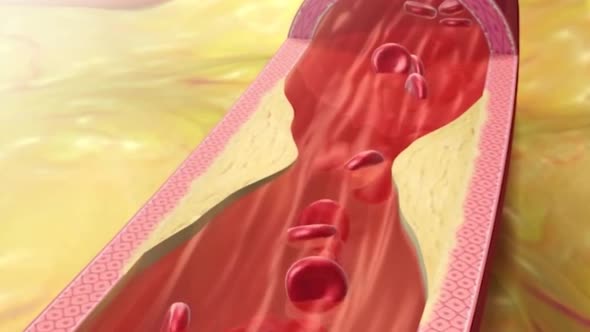 Atherosclerosis: Cholesterol Plaque In Artery