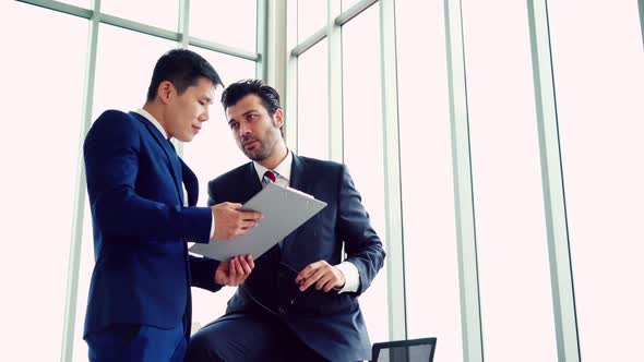 Job Seeker in Job Interview Meeting with Manager