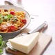 Spaghetti with Spicy Sausages Tomato Sauce Parmesan Cheese - VideoHive Item for Sale