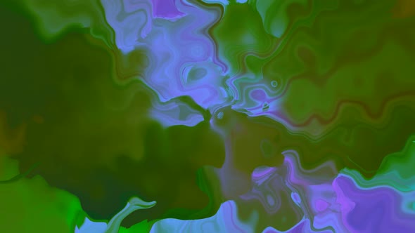 Green purple color Abstract Background Holographic Liquid Animated