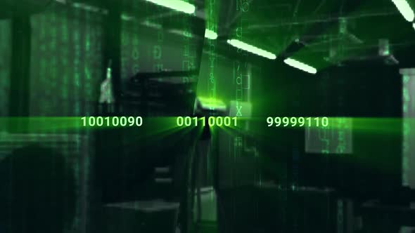 Digital Data and Numbers | Digital data stream alt