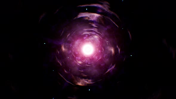 Space Pink Nebula Energy Loop 4K