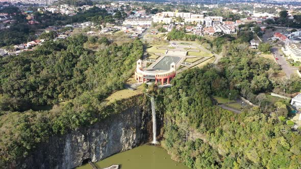 Downtown Curitiba Brazil. Landmark of city. Capital of Parana state.