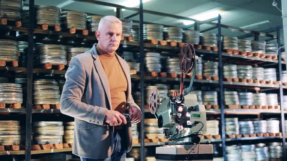 Film Archive Worker is Launching a Vintage Projector