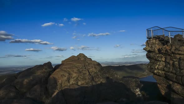 Timelapse from lookout at Pinnacle