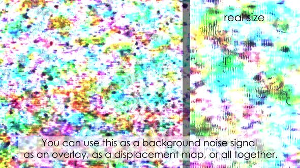 TV Noise Colorful White alt