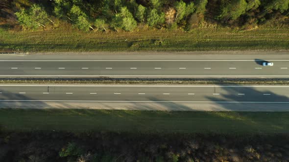 Car Interchange, Russia, Aerial View