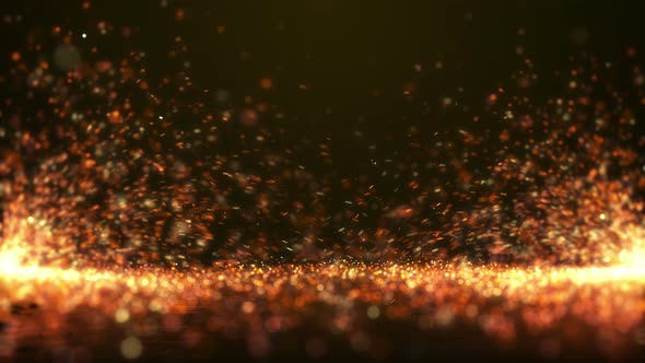 Gold Sparkling Background