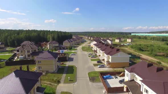 Aerial view of Calm Luxury Residential Area. 24