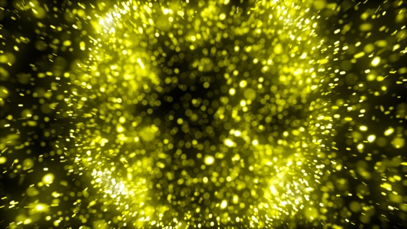Yellow Particles Explosion V2