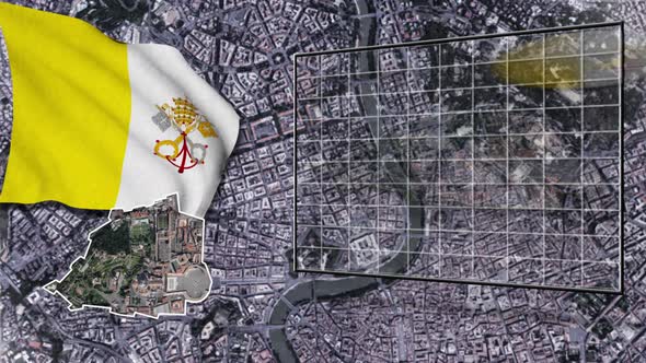 Holy See (See Vatican City) Flag And Map Animation alt