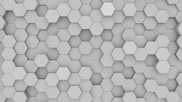 gray Abstract Hexagon Geometric architectural Surface Loop background