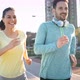 Athletic Couple Jogging Together - VideoHive Item for Sale