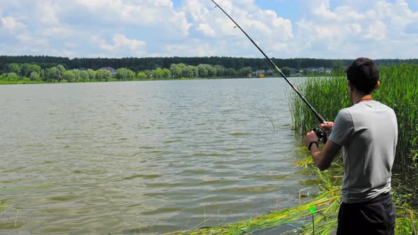 Fishing Fish on a Hook