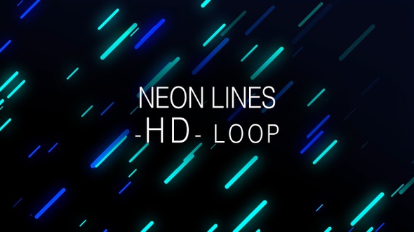 Abstract Neon Lines HD