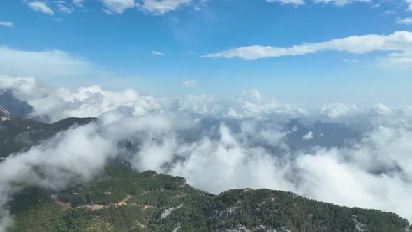 Background Clouds Texture aerial view 4 K