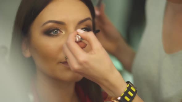 Beautiful Girl in a Beauty Salon