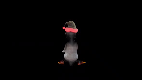 Cartoon Pengui Dance 4 – Christmas Concept alt
