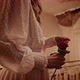 Vintage Woman with a Rose - VideoHive Item for Sale