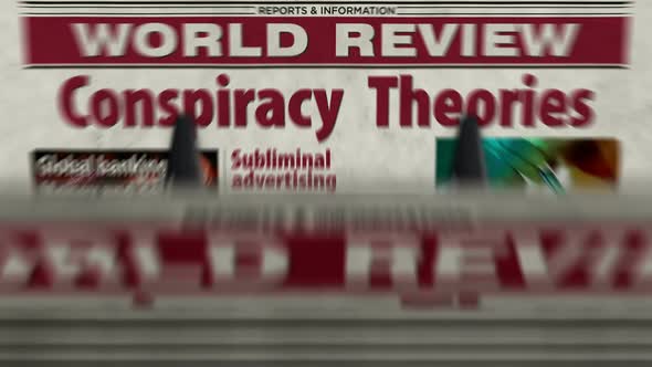 Conspiracy and secret theories theory newspaper printing press