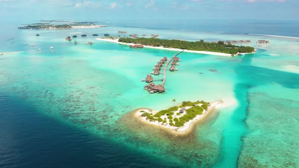 Turquoise Lagoon with Coral Reef