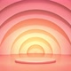 Podium with peach-colored geometric shapes - VideoHive Item for Sale