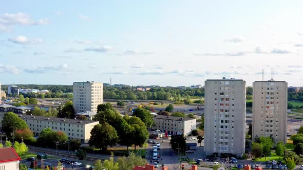 A residential quiet calm area in Stockholm, Sweden, Scandinavia