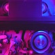 Video cassette player working, VHS rewind, retrofuturistic blue and purple light - VideoHive Item for Sale