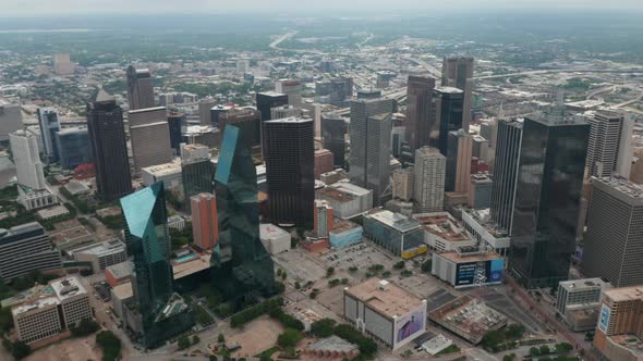 Aerial View of City Panorama