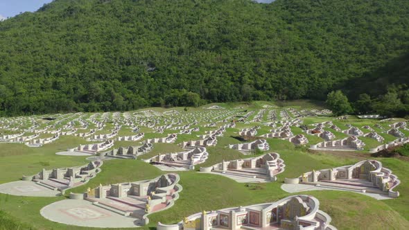 Wang Hip Cemetery Park in Kanchanaburi Thailand