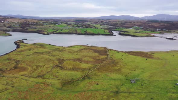 Sandy Beach in Gweebarra Bay By Lettermacaward in County Donegal  Ireland