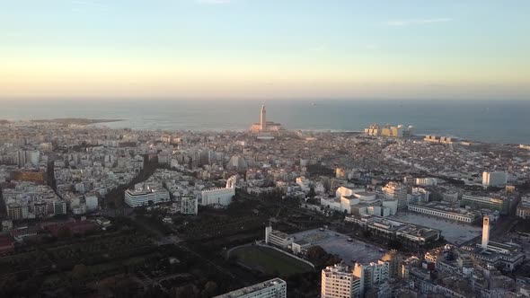 Aerial view of Casablanca