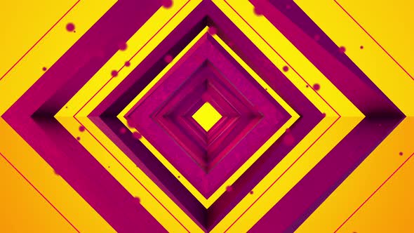 Rhombus Square Polkadot Line Yellow Red Magenta Music Pop Background Rhomb Geometry Cloner Funk Zoom