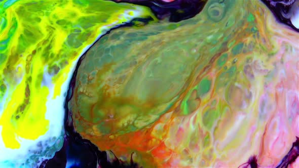 Abstract Colorful Invert Sacral Paint  Exploding Texture 583