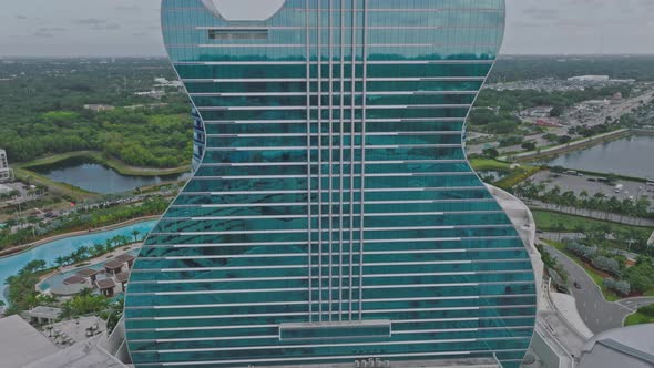 Aerial View on New Hard Rock Casino Hotel